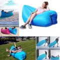 Inflatable Lounger Air Sofa Lightweight Beach Sleeping Bag Air Hammock Folding Rapid Inflatable Sofa for Beach, Camping, Travel. 