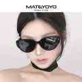 MATEYOYO Women Foldable Sunglasses Ladies' Retro Cat Eye Sunglasses Fashion Narrow Frame Sunglasses UV400 Protection Polarized Sunglasses Eyes Protection Eyewear Sun Glasses For Women Driving Hiking. 