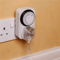 3X 24-Hour Segmented Switch-Energy-Saving Plug Timer Socket Kit-with Programmable Time Controller 3-Pin Plug UK Plug. 