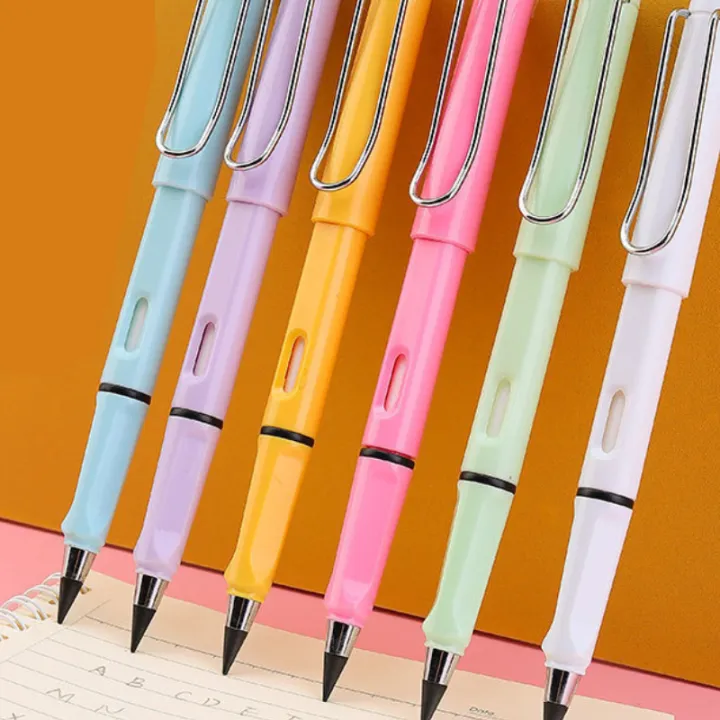 1/5/10Pcs%20New%20Technology%20Eternal%20Pencil%20Without%20Ink%20Endless%20Pen%20White%20Pencil%20For%20School%20Art%20Sketch%20Painting%20Tool%20Kids%20Stationery%20Supplies%20-%20Image%207