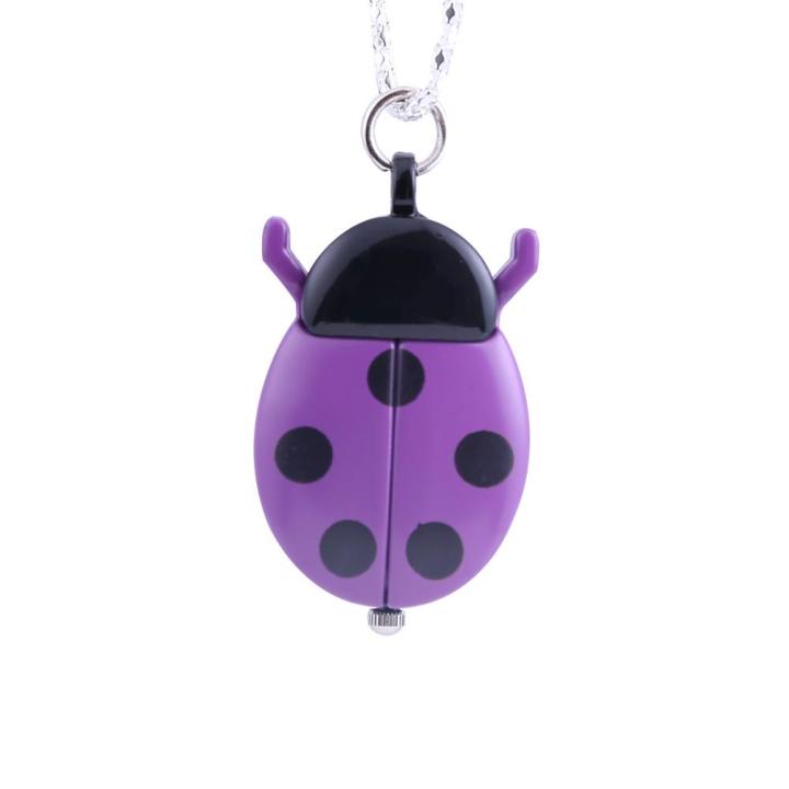 Purple wave point beetle quartz watch accessories clock fashion and women gift belt necklace