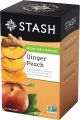Stash Tea Ginger Peach Green  Matcha - 18 Tea Bags-36 gram (FROM DUBAI). 