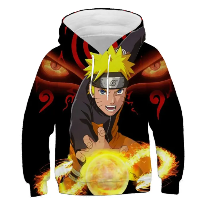 Children Naruto Hoodie Teenager Boys 2022 New Fashion Hoodie Autumn Casual Hooded Sweatshirt for 4-14 year olds 2023 New