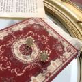 【Miga Plaza】 Persian Carpet Table Decor Mats and Pads Mini Woven Rug Mat Tassel Coaster Mousepad Mouse Pad. 