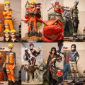 naruto Naruto figure Naruto Kakashi Uchiha Sasuke with earth weasel I Ai Luo Jiraiya model ornaments Action Figures. 