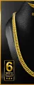 Gold Plated Cuban Chain With Free Gift Box. 