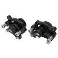 1pair Disc Brake Calipers Aluminum Alloy Front Rear Disc Brake Calipers for MBX10 MBX11 Mini Dirt Bike Black. 