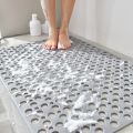 1PC Shower Mat Extra Large Bath Non Slip Porous Kitchen Bathtub Strong Suction Anti-Mold TPE Pad Shower Mat. 