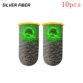 Withoutyou Set of fingertip gaming finger sleeves, anti-slip and sweat-proof fingertip Luxury gaming pieces, 10 player mobile game gloves, touch screen, breathable. 