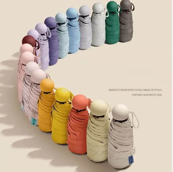 Portable Mini UV Umbrella Foldable for Travel and Daily Use