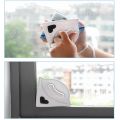 Triangular Magnetic Glass Cleaner with Rope Window Cleaner Replaceable Sponge for Home Cleaning Accessories Window Cleaner Tools. 