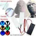 DIY Cosplay Accessories Can Cropped Flexible Bendable Light Eyes Kits for Halloween Helmet Mask LED Eye Light Props. 