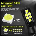 2X HB4 9006 LED Fog Light Bulb Advanced 3030 SMD Daytime Running DRL Lamp, Cool White 6000K. 