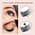 Wholesale O.TWO.O Black Mascara Lengthens Eyelashes Waterproof Long-lasting 4D Silk Fiber Mascara Lashes Extension Makeup. 