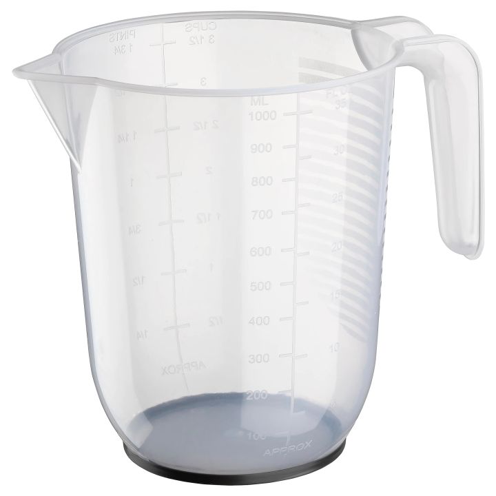 BEH%C3%96VA%20Measuring%20jug,%20transparent/grey%201l%20-%20Image%203