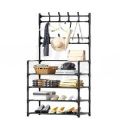 Multi-Corner Simple Floor Cloth Rack - Size : 60x29.5x172 Cm. 