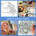 Campap Arto Sketch Drawing Paper Pad A3 150gsm/20 Sheet - Multi-Purpose Paper Pad, Sketching, Marker, Crayon, Water colour Paper. 