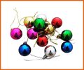 Christmas Decor Ball 12 Pcs Christmas Ball Pack 6 Colours Pendant Christmas Party Supplies Christmas Hanging Decoration Nativity Decor Hanging Tree Christmas Balls - 2cm, 2.5cm, 4cm, Christmas Tree Decorations Shatterproof. 