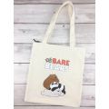 We Bare Bears Tote Bag Canvas Sling Bag Handbag. 