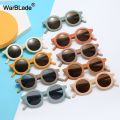 WarBLade Fashion Round Children Sunglasses Classic Cute Girls Boys Kids Sun Glasses UV400 Protection Eyewear Baby De Sol Gafas. 