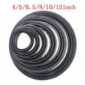 4/5/6.5/8/10/12" Elastic Rubber Ring Speaker Suspensions Surround Repair Woofer Edge. 