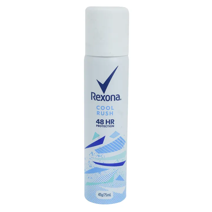 Rexona Cool Rush 48hr Protection Aerosol Antiperspirant 75ml