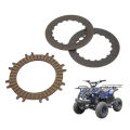 Reduce Vibration Disc Plate Friction Disc Plate Kit for 90cc to 135cc ATVs Quads Go Kart Dirt Bikes. 