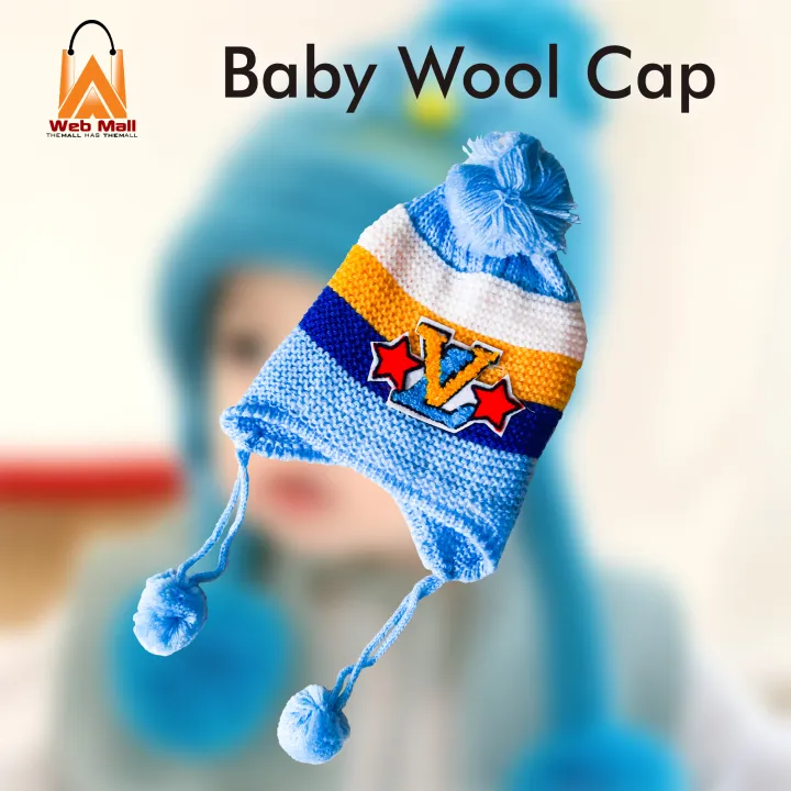 Baby%20Wool%20Cap/%20Baby%20Kids%20Winter%20Hat%20Toddler/%20Girls%20Boys%20Woolen%20Cap/%20Soft%20Warm%20Velvet%20Fur%20Knitted%20Hat%20Stylish%20Design/%20Cap%20with%20Ear%20Warmer%20-%20Image%204