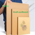 100/50 s High Quality A4 A3 Brown Kraft cardboard Paper DIY Handmake Card Making Craft Paper Thick Paperboard Cardboard. 