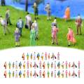 Miniature Model Railroad Figures Street Passenger People Model Architectural Sitting Standing Figures Toys Diorama Miniature Scenes Ornament. 