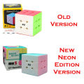 Sticker Less QiYi Neon Edition 3x3x3 Rubik Cube - Smooth Speed Magic Cube. 