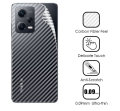 Carbon fibre back sticker for Redmi Note 12 4G. 