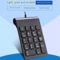 Mini USB Wired Numeric Keypad Numpad 18 Keys Digital Keyboard for Accounting Teller Laptop Windows Android Notebook Tablets PC (Black). 