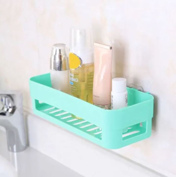 Suction Type Wall Mounted Bathroom Shelf | Daraz.lk