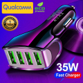 Qualcomm 35W USB Car Phone Charger Quick Charge 3.0 Mobile Phone Adapter Fast Car Charger. 