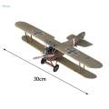 1:33 Diecast D II Fighter Model Paper Airplane Model Kits for Shelf Desktop. 