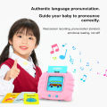 Flash card for kids baby Dual language smart educational card reader learning toy reading audio Early Education Device Children Gift Chinese English Card. 