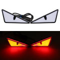 【Fast Delivery 1-4 day】Car LED Devil Eyes Light Universal Demon Eyes Headlight Motorcycle Mini Turn Signal Flasher Tail Lamp Auto Decoration Lights. 