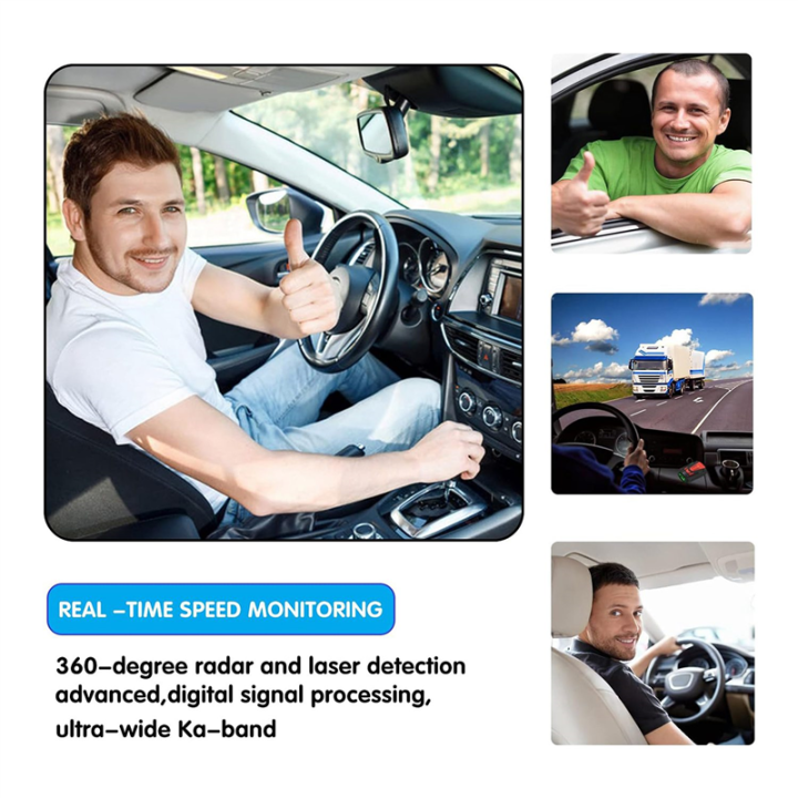 Radar%20Detector%20for%20Cars%20Automatic%20360%20Degree%20City/Highway%20Mode%20Voice%20Prompt%20Driving%20Aids%20for%20Cars%20C%20Easy%20Install%20Easy%20to%20Use%20-%20Image%204