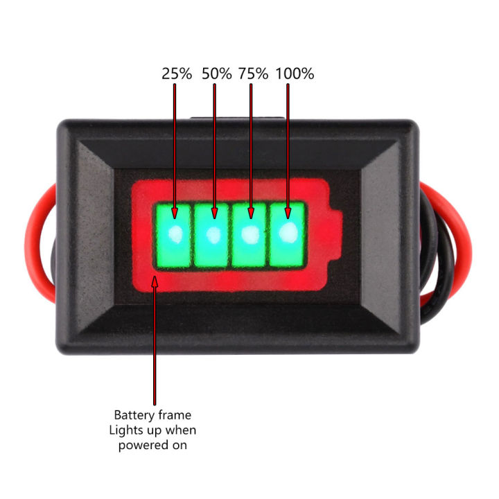 1S%202S%203S%204S%20Lithium%20Level%20Indicator%20Voltmeter%20LED%20Display%20for%20Electric%20Vehicle%20Power%20Tester%20-%20Image%202