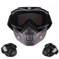 wanglin® Motorcycle Mouth Filter Detachable Anti-UV Windproof Goggles Face Mask Helmet ：COD. 