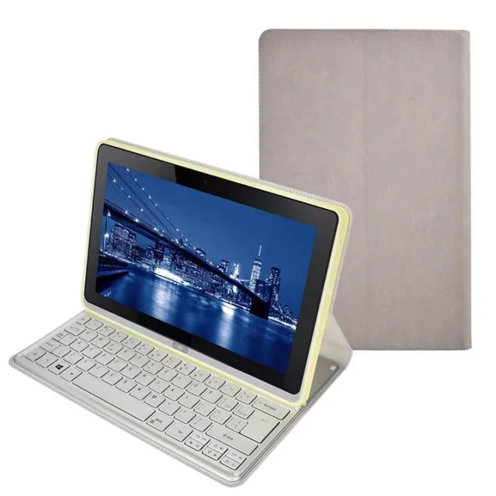 USB Bluetooth Keyboard Dock And Beige Tablet Case KT-1252 For Acer L2S