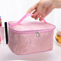 Women'S Portable Makeup Bag New Popular Women'S Alphabet Color Fashion Quartet Travel Portable Storage Wash Bag. 