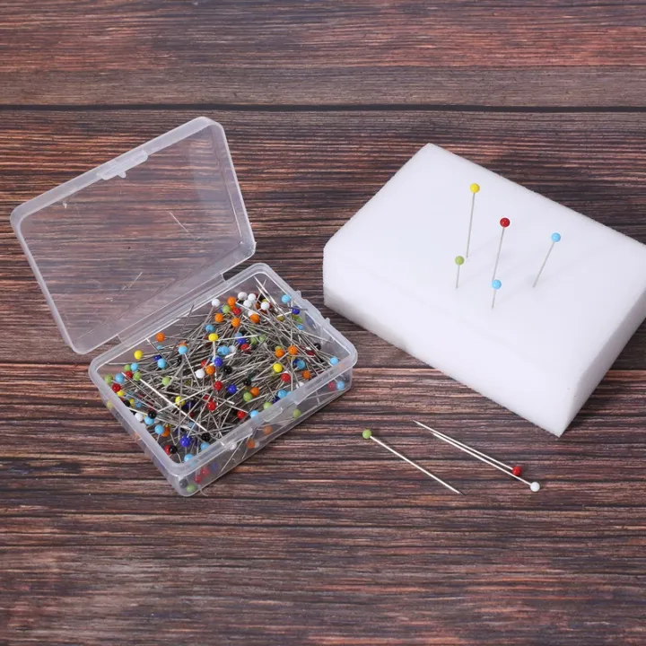 250%20Pieces%20Sewing%20Pins%20Ball%20Glass%20Head%20Pins%20Straight%20Quilting%20Pins%20For%20Dressmaker%20Jewelry%20Decoration%20-%20Image%208