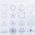 Multifunction Rotatable Drawing Template Art Design Construction Architect Stereo Geometry Circle Drafting Measuring Scale Ruler. 