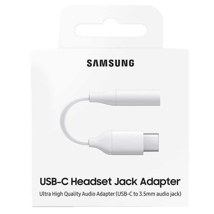 Genuine SAMSUNG USB Type C to Headphone Jack Adapter 3.5mm Earphone Audio Cable