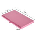 Compact Business card case High-quality Lightweight Aluminum metal box Sleek Stylish wallet for Office Networking events Business meetings Professionals Personal use. 