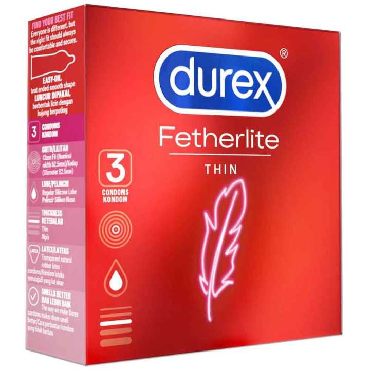 Durex%20Condoms%20Fetherlite%20Ultra%20Thin%203'S,%20Feel%20Thin%20With%20Thinner%20Condoms%20For%20Greater%20Sensitivity%20-%20Image%202