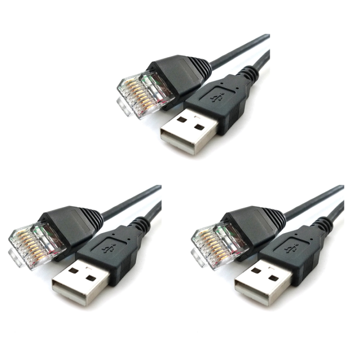 3X USB to RJ50 Console Cable AP9827 for Smart UPS 940-0127B 940-127C ...