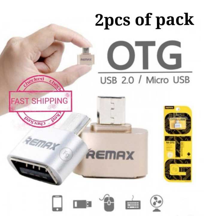 2pcs Micro USB OTG Adapter To Android Smart Phone / Pen Drive Connector COMBO-Micro Otg Adapter for Mobile Devices - Micro USB (Male) to USB (Female)